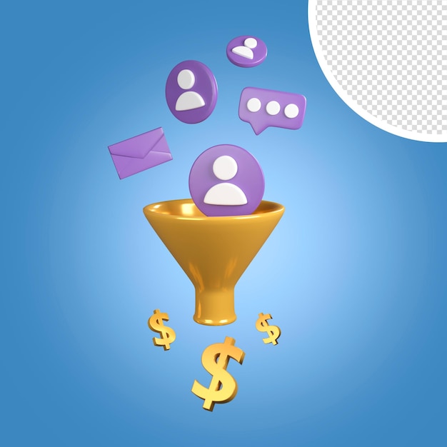 Entonnoir de vente pour le marketing numérique