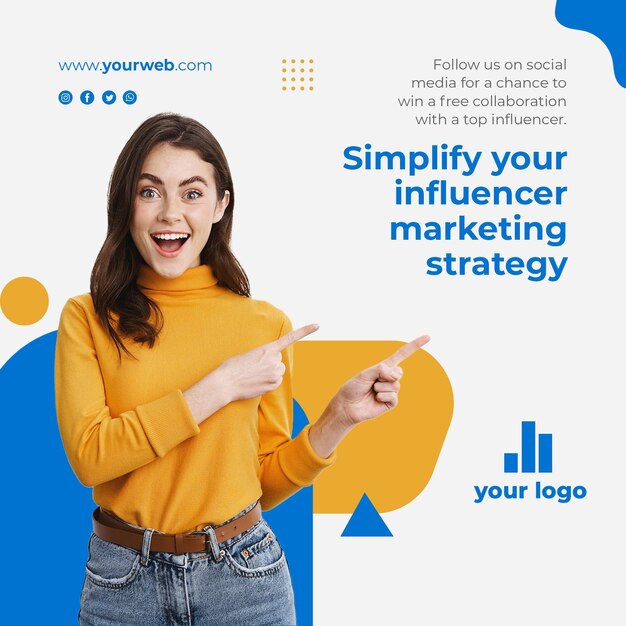 PSD entrada de marketing de influencers