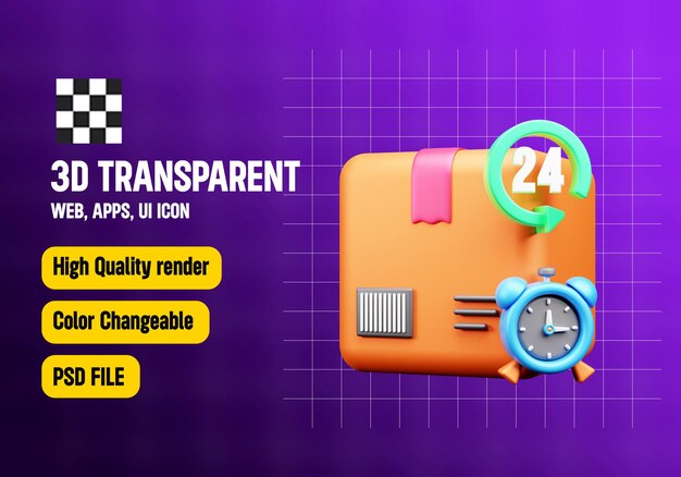 Entrega en 24 horas Icon 3D