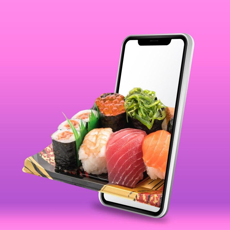 PSD entrega de sushi