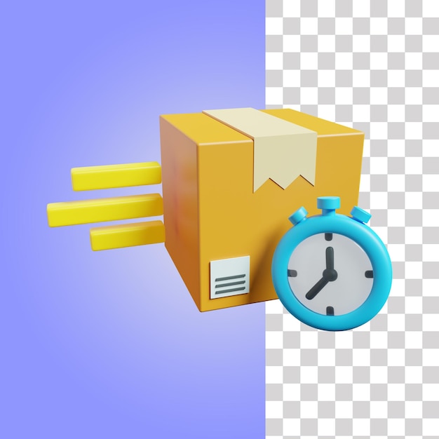 Entrega no mesmo dia Ícone 3D