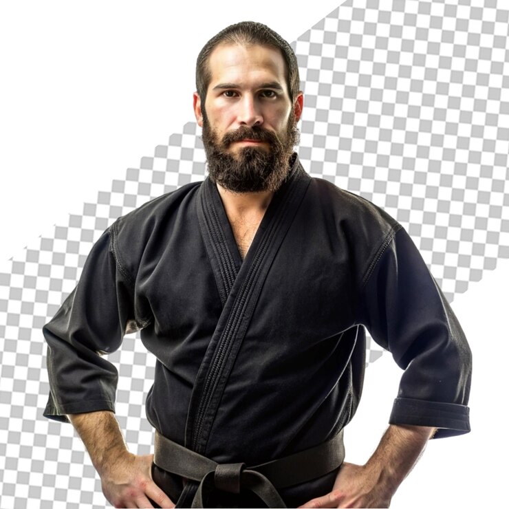 PSD entrenamiento de persona estadounidense estilo ultra realista espalda blanca