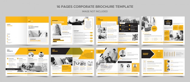 D'entreprise modèle de brochure