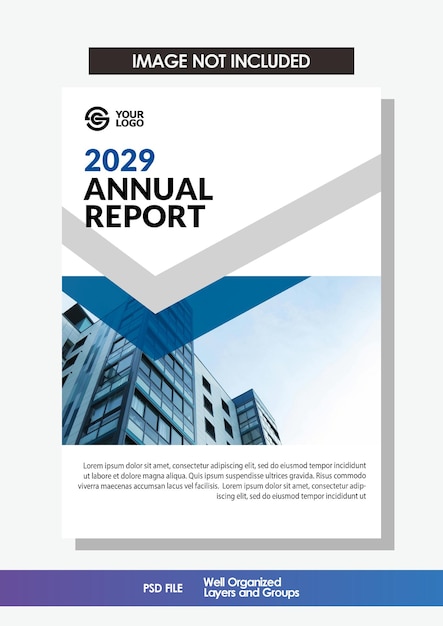 Entwurf des Cover des Jahresberichts 2029