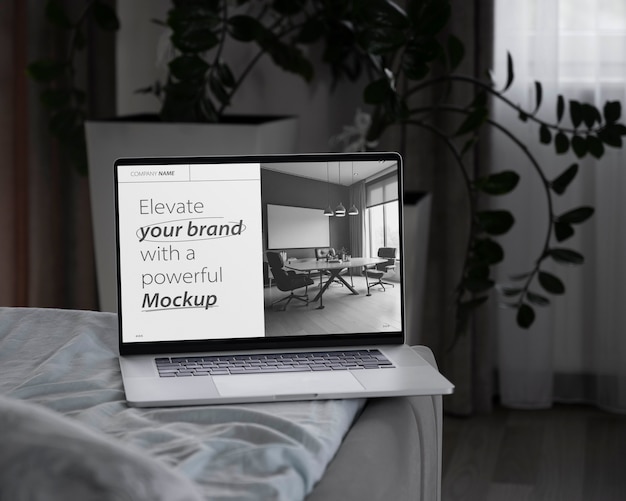 Entwurf eines Laptop-Mockups