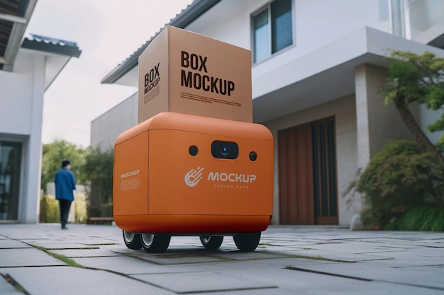 Entwurf eines Lieferrobot-Mockups