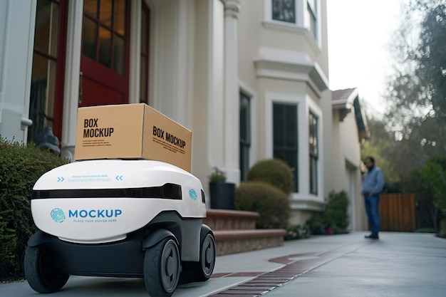 Entwurf eines Lieferrobot-Mockups