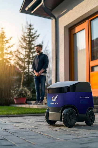 Entwurf eines Lieferrobot-Mockups