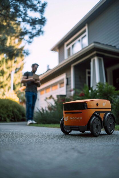 Entwurf eines Lieferrobot-Mockups