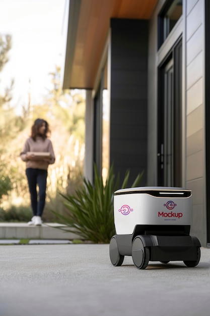 Entwurf eines Lieferrobot-Mockups