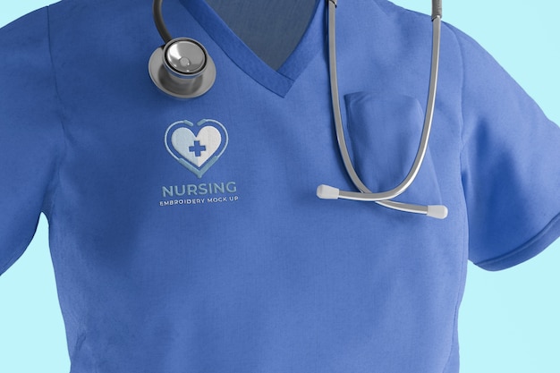 Entwurf eines Modells für medizinische Uniformen