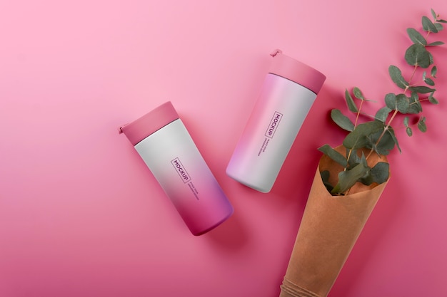 Entwurf eines nachhaltigen Reisemockups