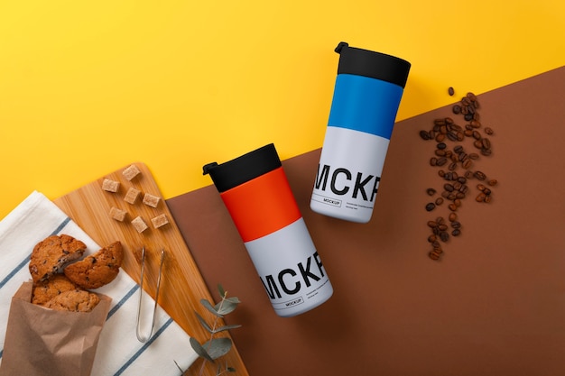 Entwurf eines nachhaltigen Reisemockups