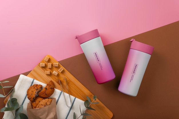 Entwurf eines nachhaltigen Reisemockups