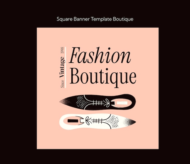 Entwurf von Boutique-Vorlagen