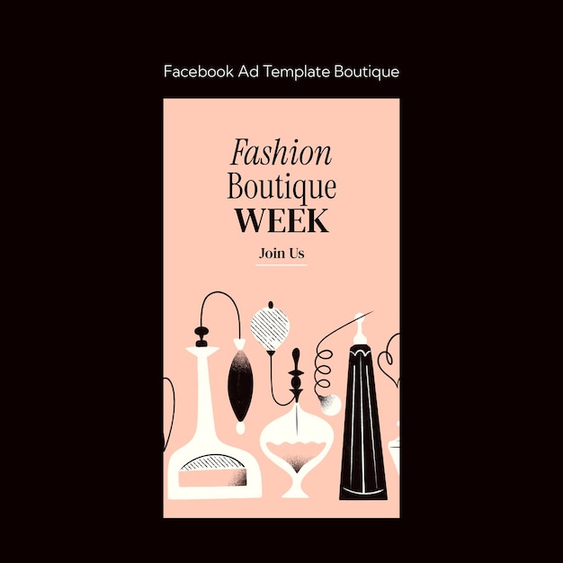 Entwurf von Boutique-Vorlagen