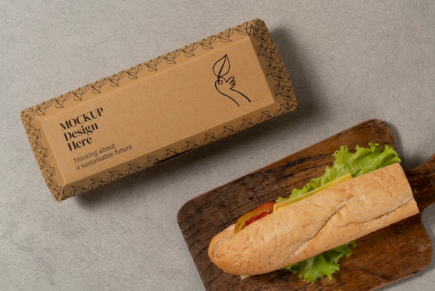 Envases de cartón ecológicos para comida rápida
