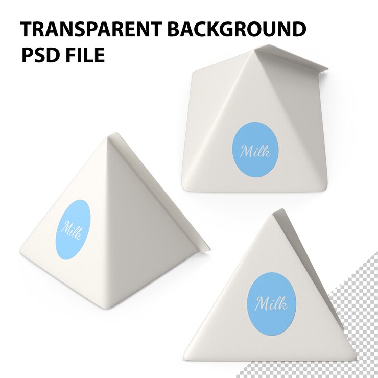 PSD envases de leche dibujos animados png
