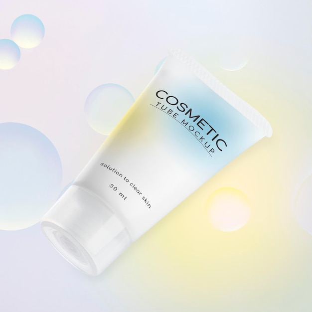 Envases de productos cosméticos para belleza y cuidado de la piel