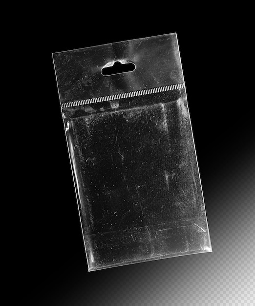 Envases PSD de plástico transparente realista aislados en el fondo
