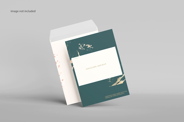 PSD envelope c4 mockup