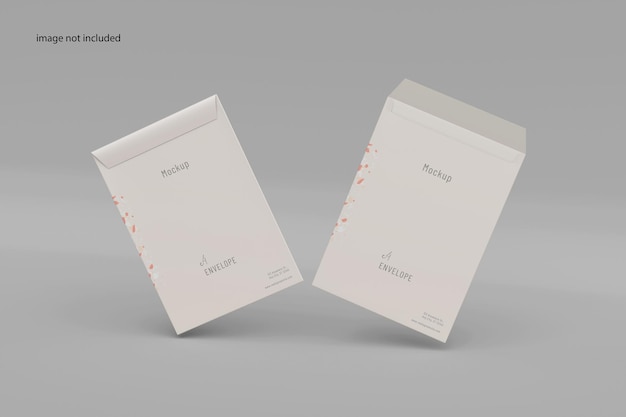 PSD envelope c4 mockup