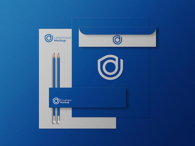 Enveloppe Sur Maquette Psd En-tête