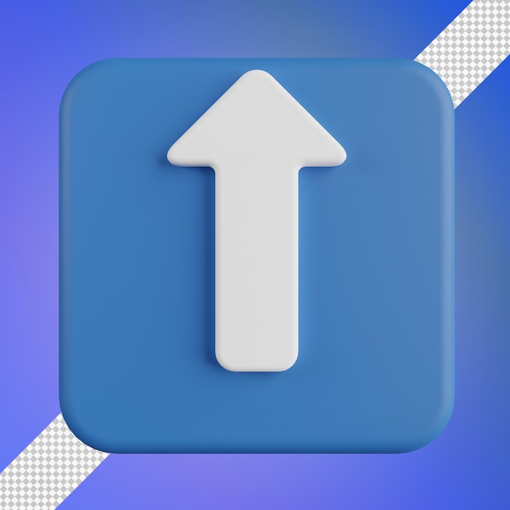 PSD enviar ilustración 3d