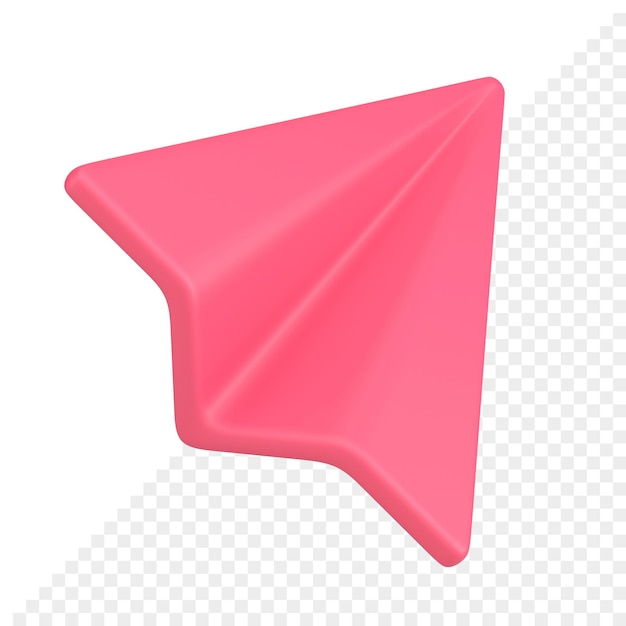 PSD enviar mensaje icono 3d