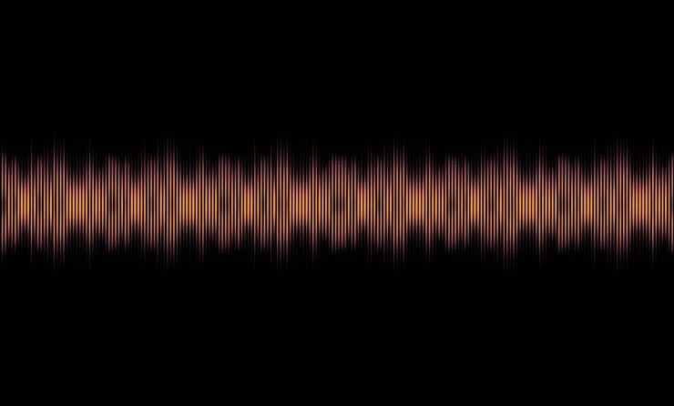 PSD equalizzatore audio in stile ondulato per concerti musicali