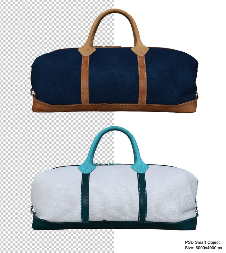 PSD equipaje clásico aislado 3d render