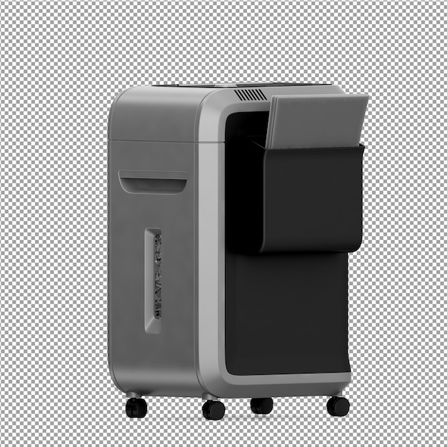 PSD equipamento de escritório isométrico 3d render