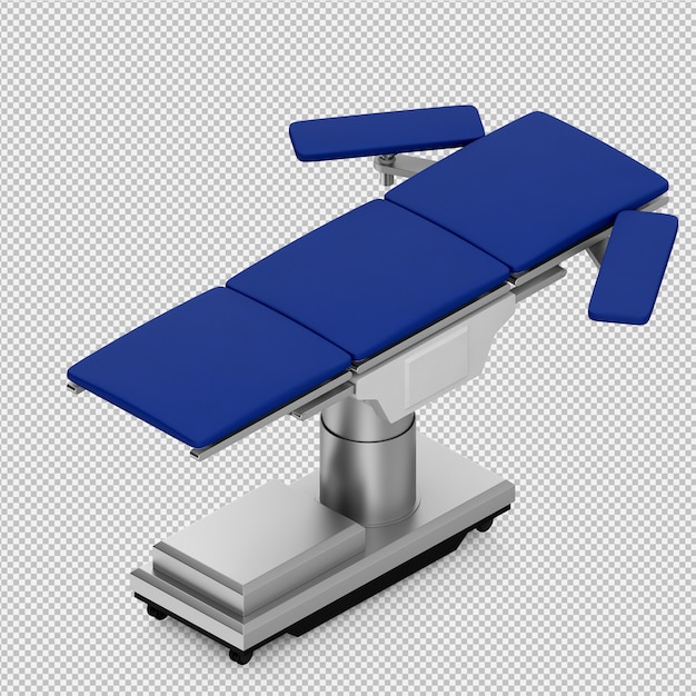 Equipamento médico isométrico 3D render