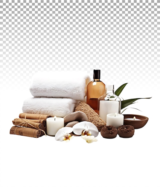 PSD equipamentos de spa de relaxamento clear cut png