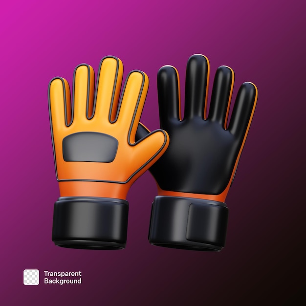 Equipamiento deportivo Ilustración 3D plantilla PNG