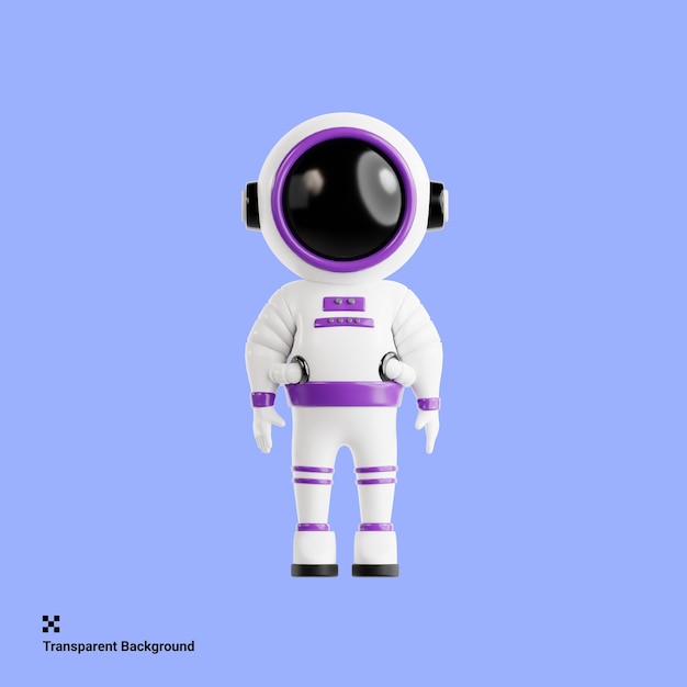 Équipement de combinaison spatiale de protection dans le style d'icône 3D