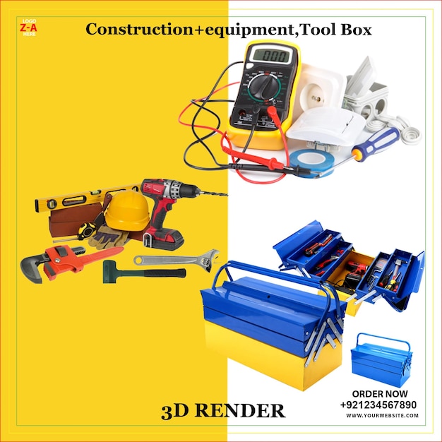 Equipement de construction Boîte à outils