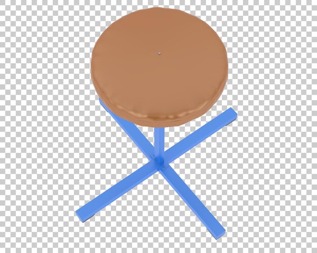 Équipement de gymnastique sur fond transparent illustration de rendu 3d