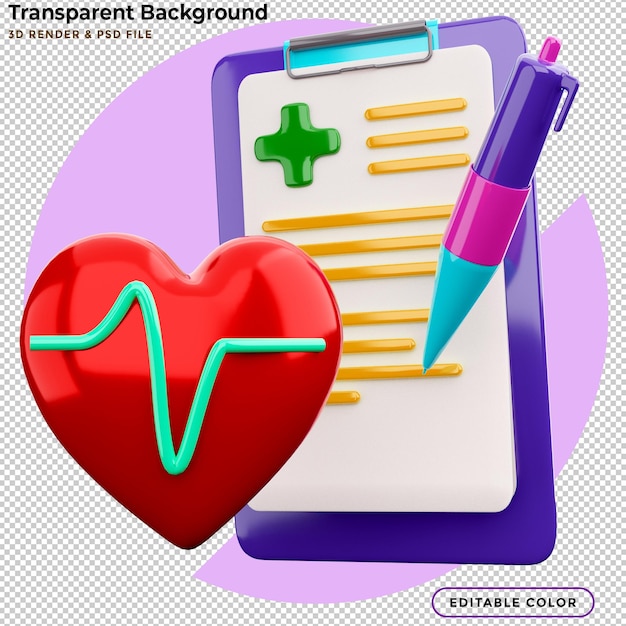 PSD Équipement de remise en forme de rendu 3d