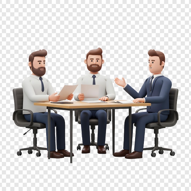 Equipo empresarial discutiendo un proyecto