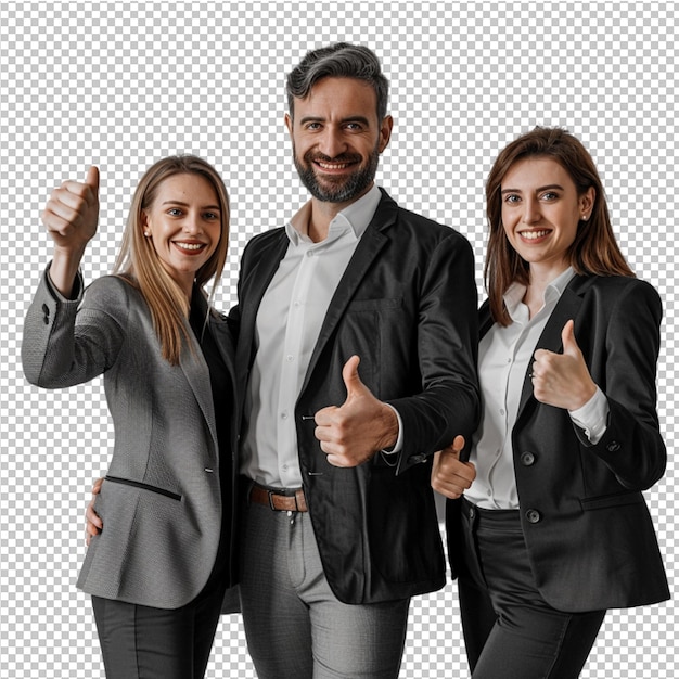 PSD equipo de negocios de retratos