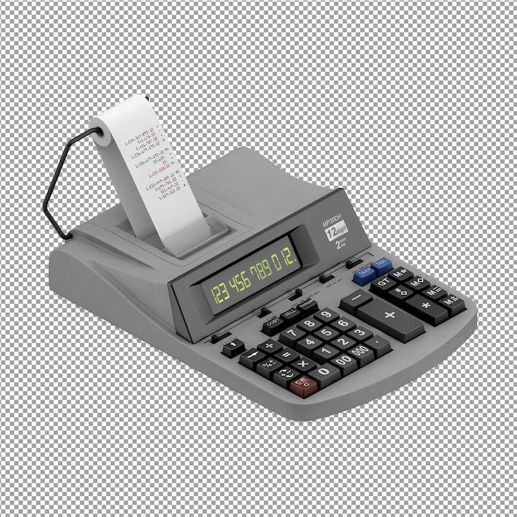 PSD equipo de oficina isométrico render 3d