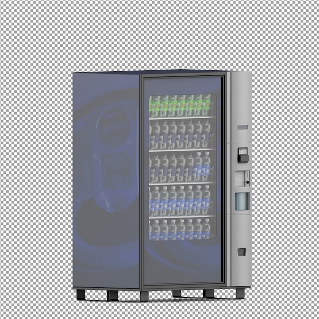 PSD equipo de oficina isométrico render 3d