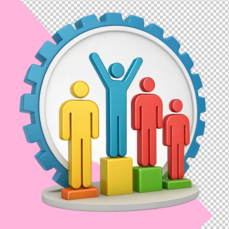 PSD equipo de trabajo en equipo concepto