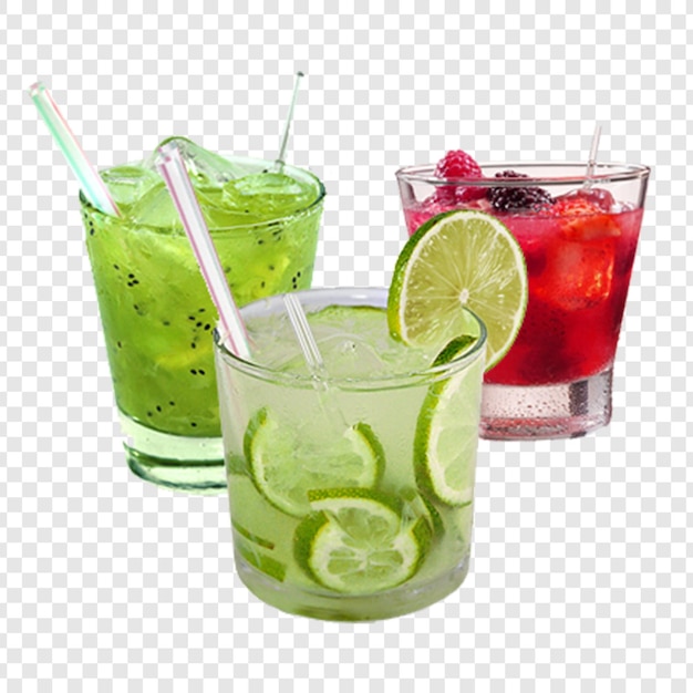 Erfrischende Sommercocktails mit Lime-Kiwi und Beeren