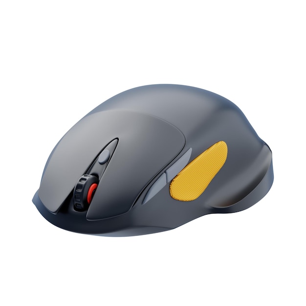 Ergonomische Spiele-Maus 3D-Symbol