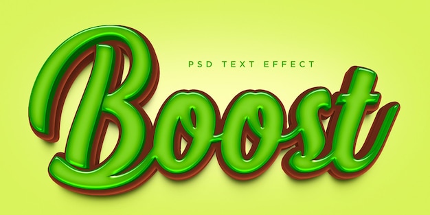 PSD erhöhen sie den texteffekt im 3d-stil