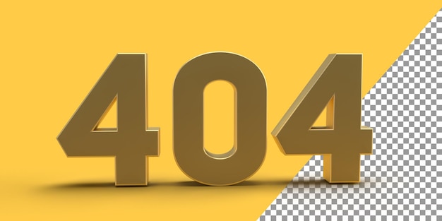 Erreur 404 Page introuvable Illustration 3d Concepts d'erreur système de rendu pour le site Web