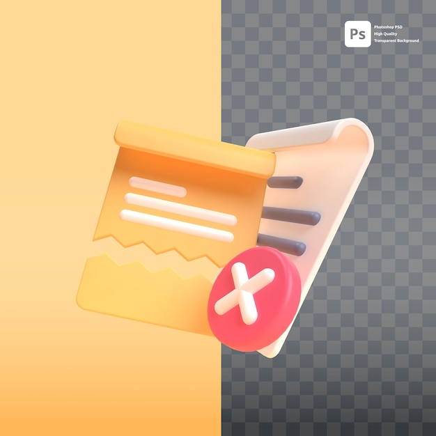 erreur de document dans le rendu 3d pour la présentation Web de l'actif graphique ou autre