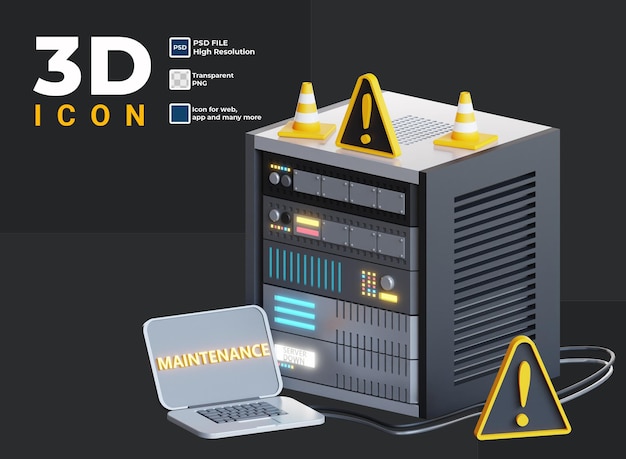 Erro en el servidor de la computadora 3D